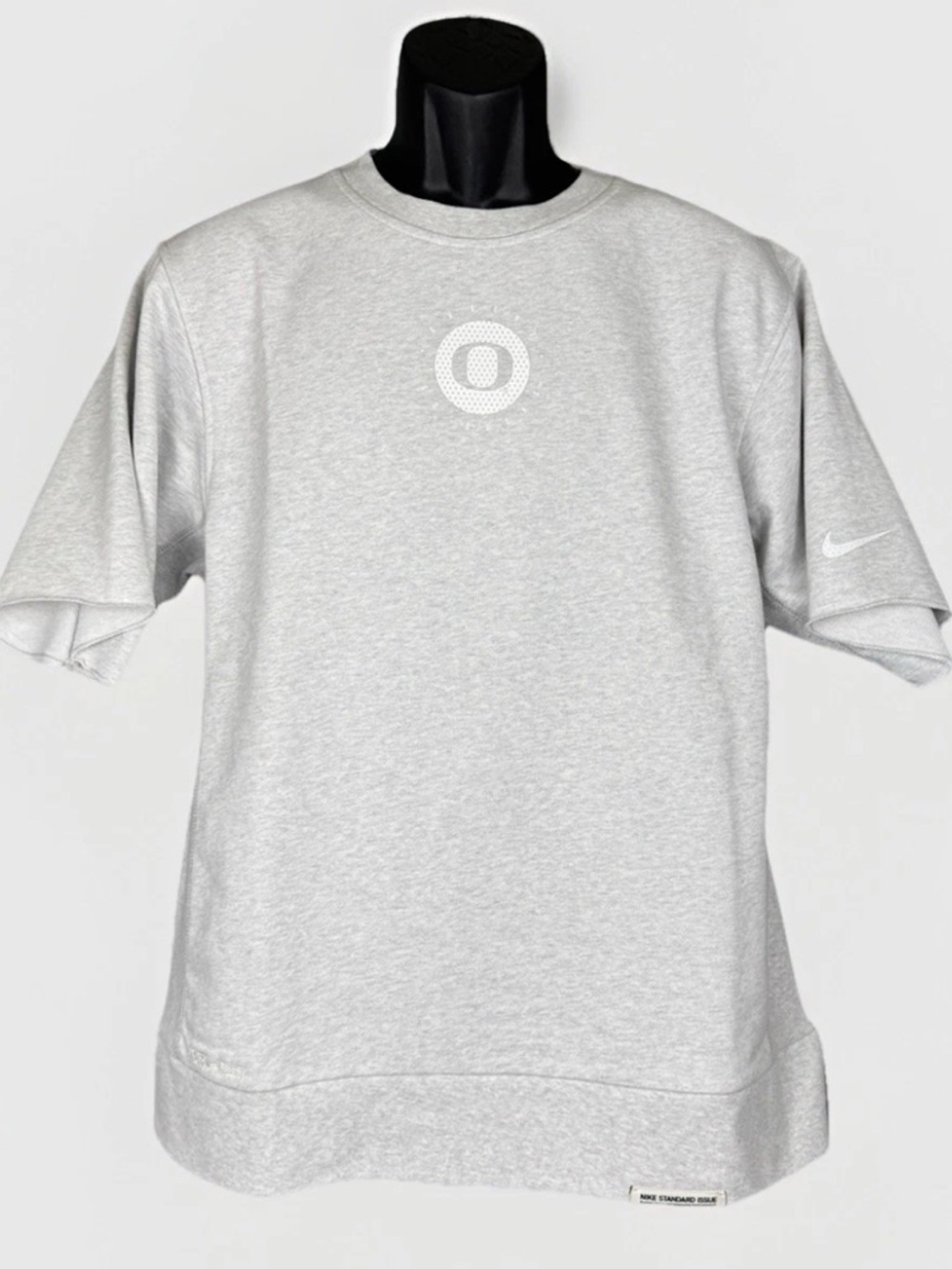 Oregon Ducks Standard Issue Nike Dri-FIT Oversized Men’s Cutoff Crew-Neck Top S